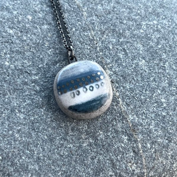 Landscape Pebble Necklace