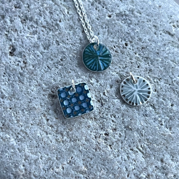 Mix & Match Mini Pendant Set - Teal and Cloud