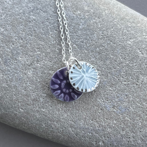 Bramble & Cloud Mini Double Necklace