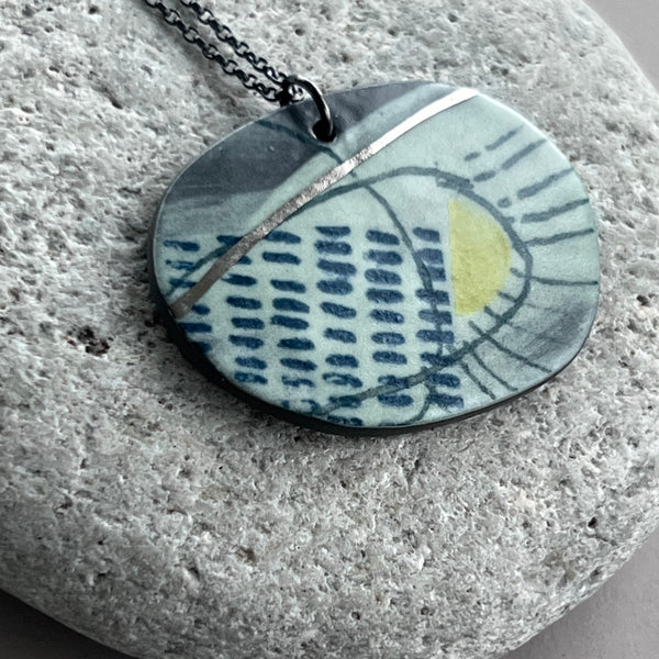 Statement Landscape Necklace - Moorland