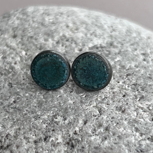 Matte Forest Green Studs