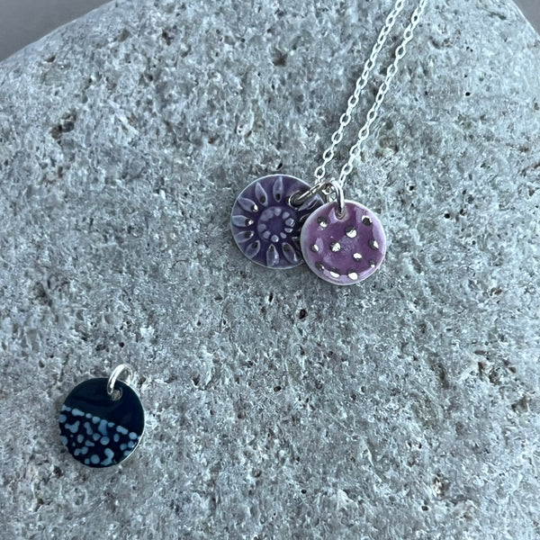 Mix & Match Mini Pendant Set - Lilac and Indigo