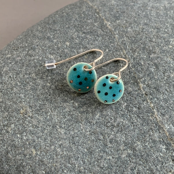 Aqua Dots Earrings