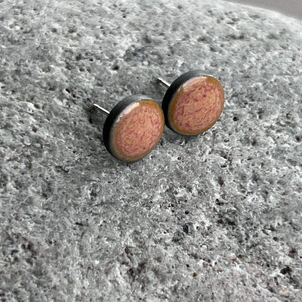 Pink & Orange Studs