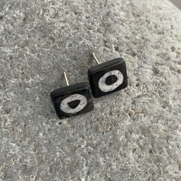 Small Monochrome Studs