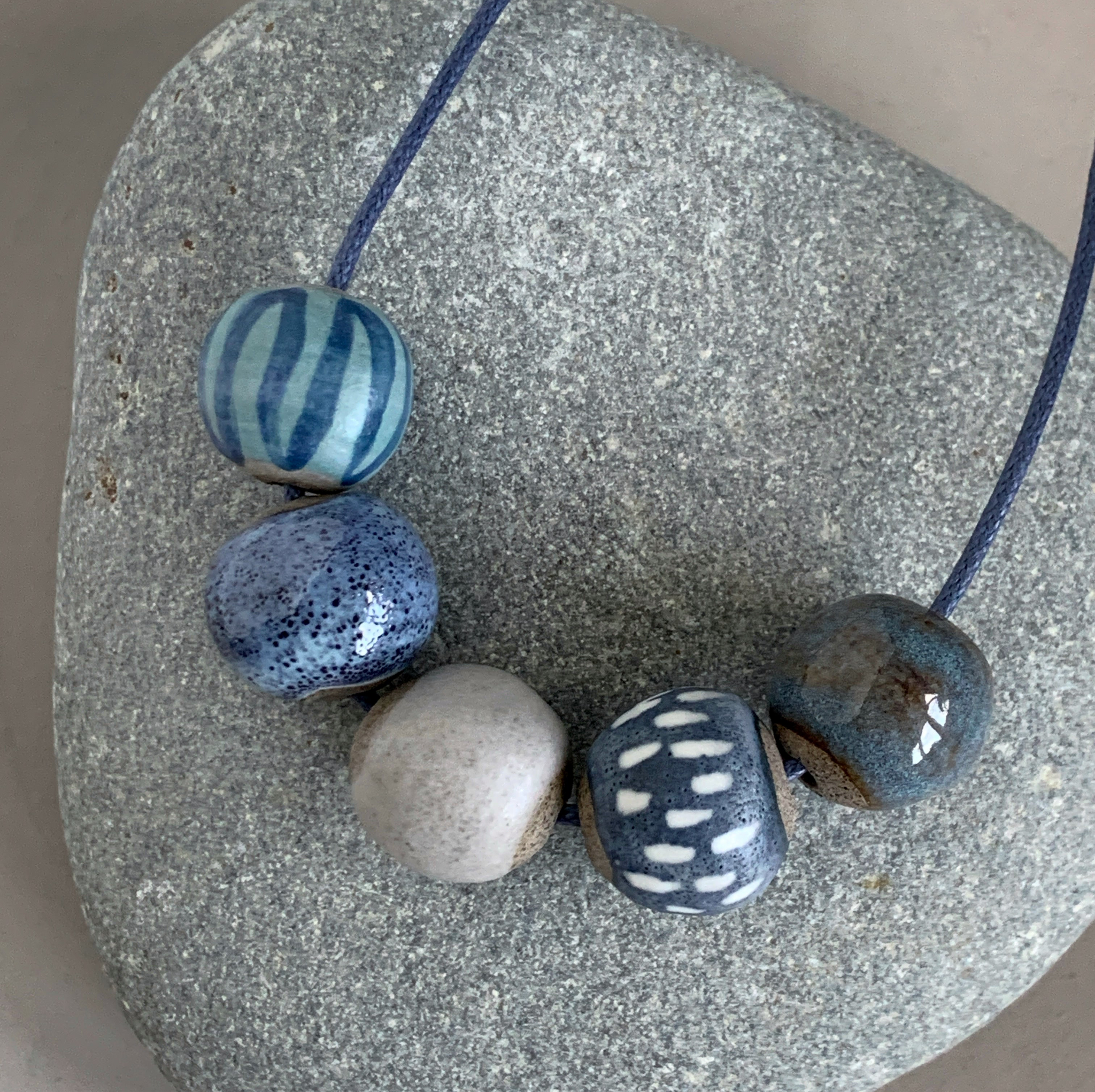 Pebble Beads Necklace #6