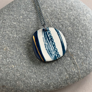 Seed Pod Lustre Necklace #3