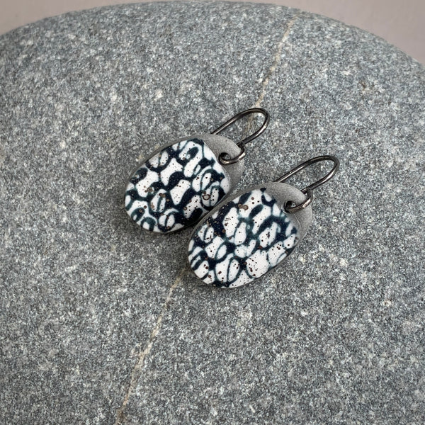 Scribble Print Earrings