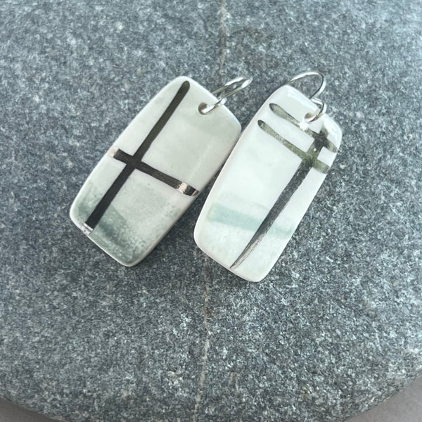 Platinum Markmaking Earrings