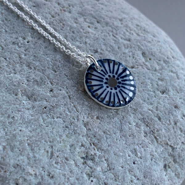 Indigo Urchin Lustre Necklace