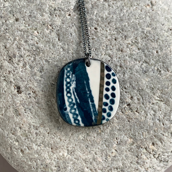 Seed Pod Lustre Necklace #2