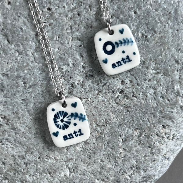 Cymraeg / Welsh Pendants - Anti