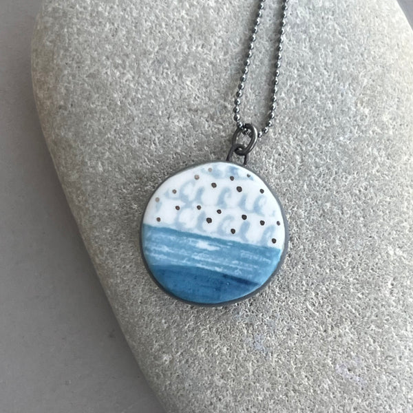 Large Landscape Charm Necklace
