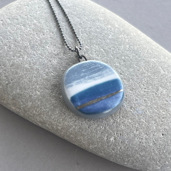 Large Landscape Charm Necklace - Seconds Sale
