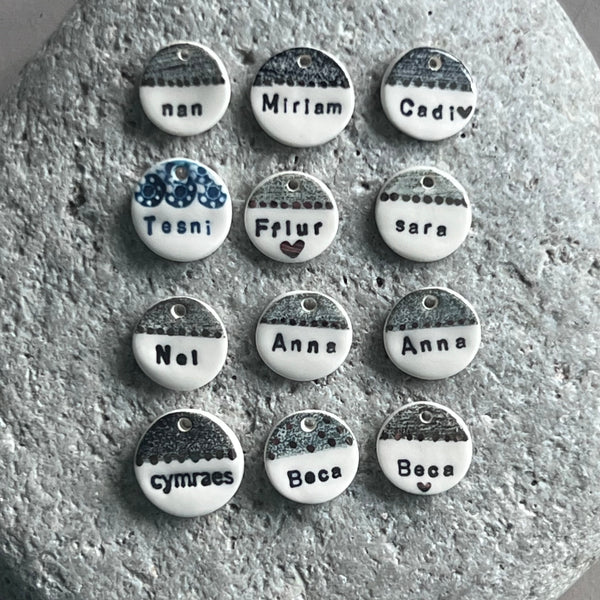 Name Pendants - Pendants hefo Enwau