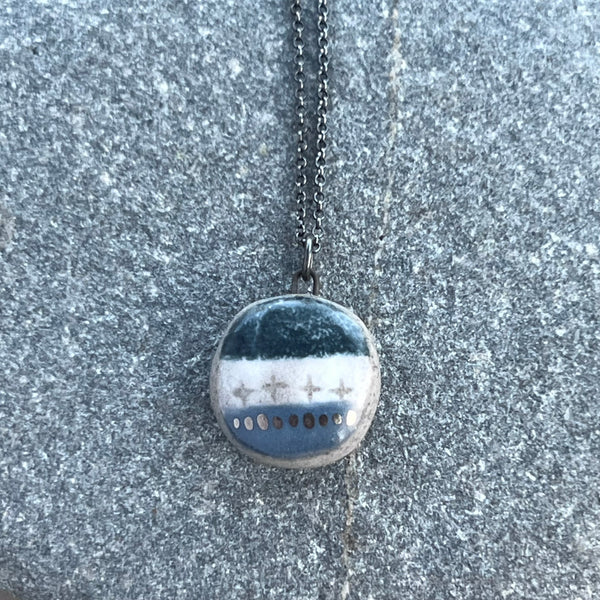 Landscape Pebble Necklace