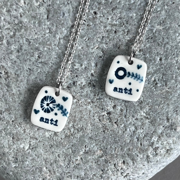 Cymraeg / Welsh Pendants - Anti