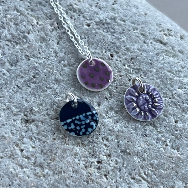 Mix & Match Mini Pendant Set - Lilac and Indigo
