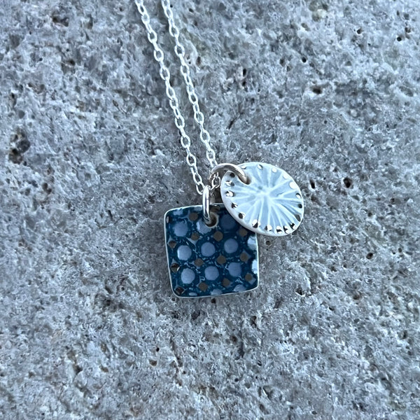 Mix & Match Mini Pendant Set - Teal and Cloud