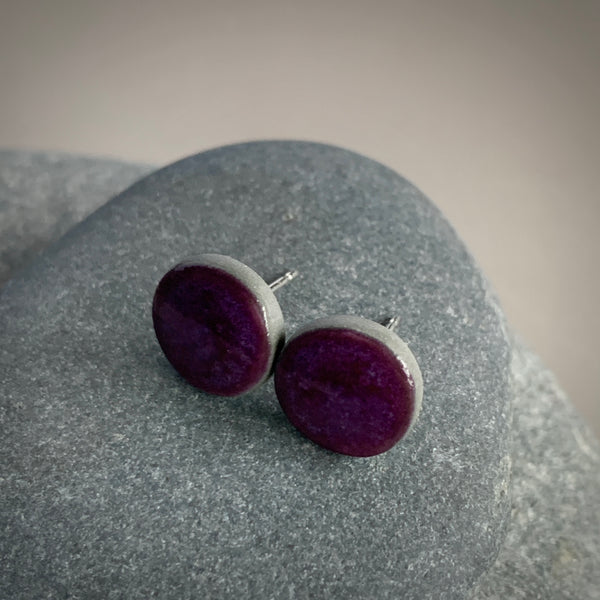 Deep Berry Studs