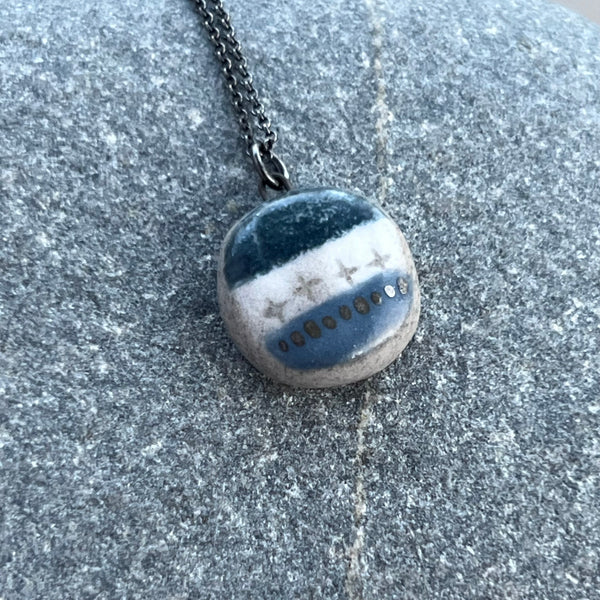Landscape Pebble Necklace