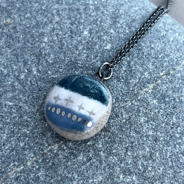 Landscape Pebble Necklace