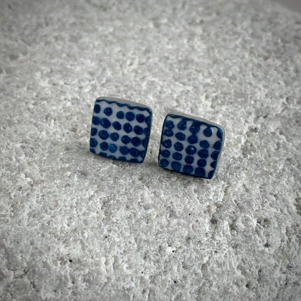 Square Dots Studs