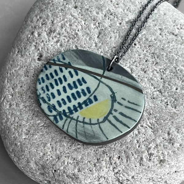 Statement Landscape Necklace - Moorland