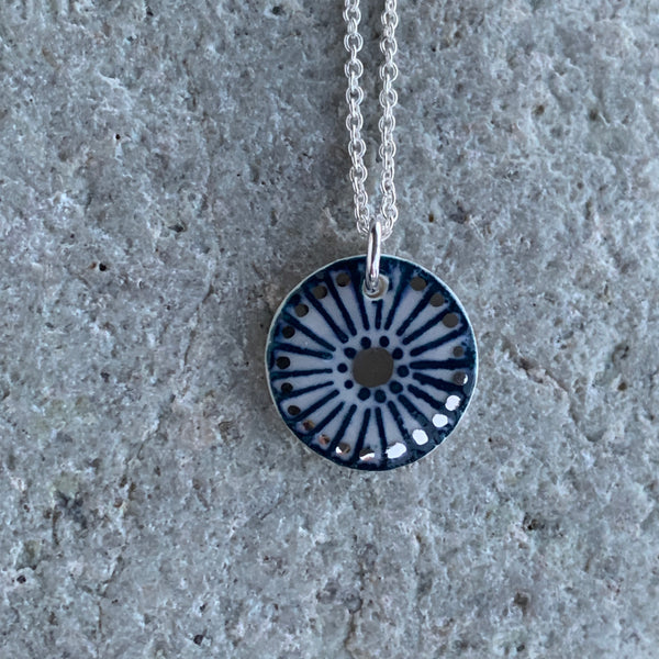 Indigo Urchin Lustre Necklace