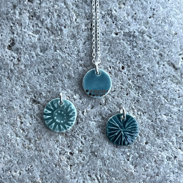Mix & Match Mini Pendant Set - Teal and Green