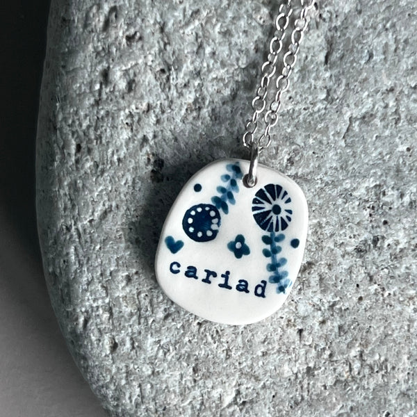 Cymraeg / Welsh Pendants - Cariad