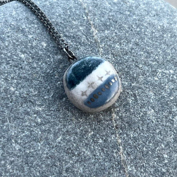Landscape Pebble Necklace