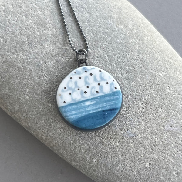 Large Landscape Charm Necklace