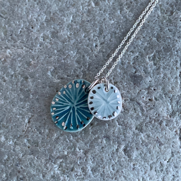 Sea & Cloud Double Lustre Necklace