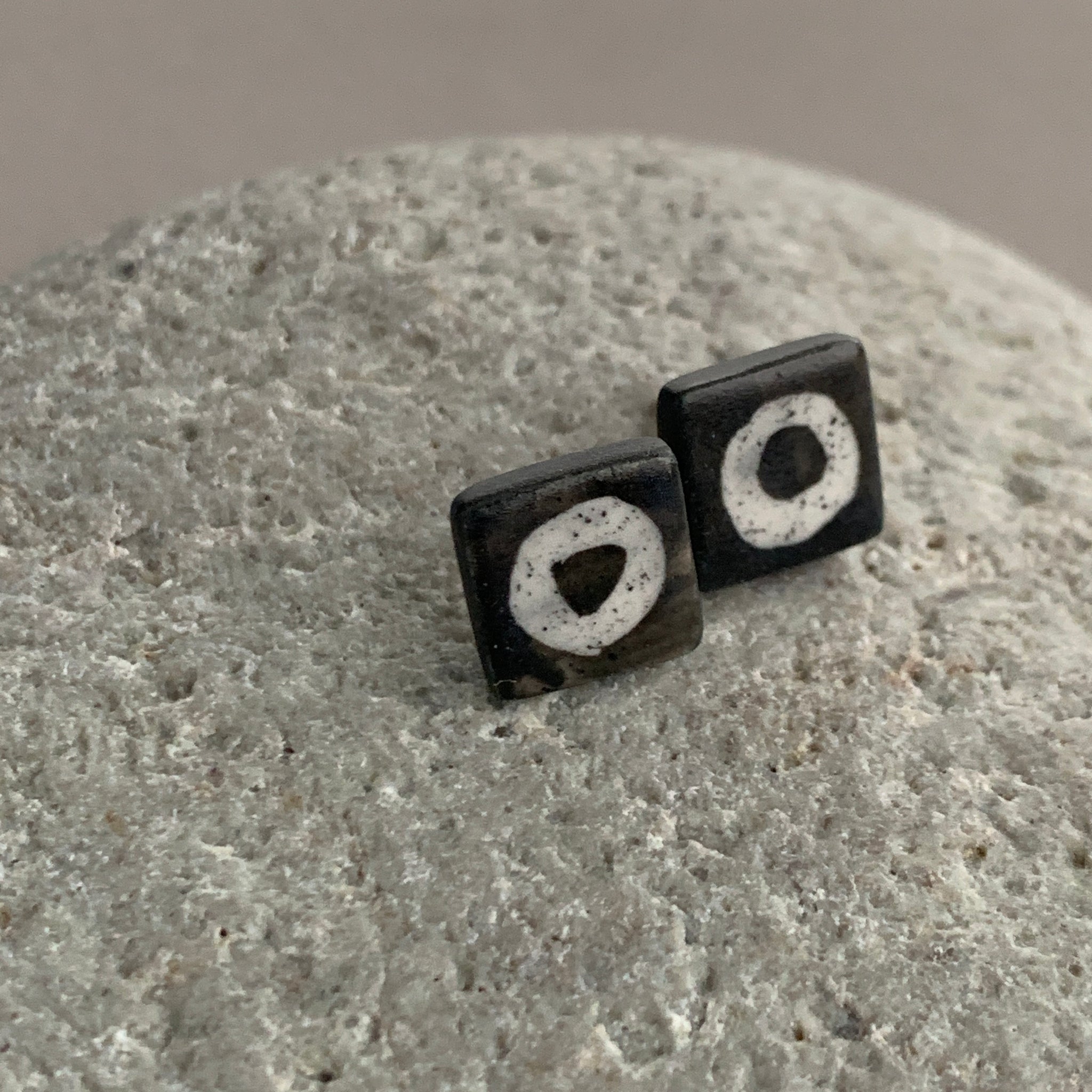 Small Monochrome Studs