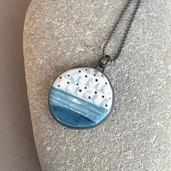 Large Landscape Charm Necklace