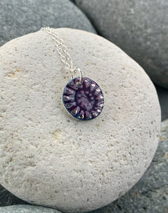 Plum Lustre Mini Pendant