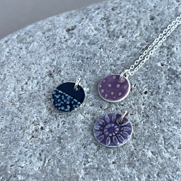 Mix & Match Mini Pendant Set - Lilac and Indigo