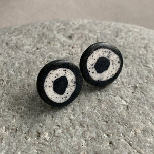 Large Monochrome Studs #6