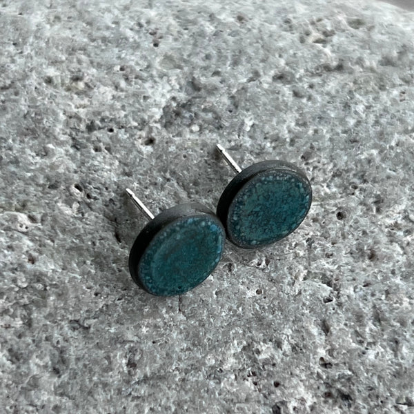 Matte Forest Green Studs