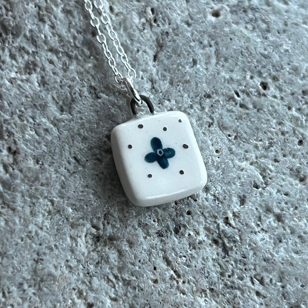 Square Flower Necklace