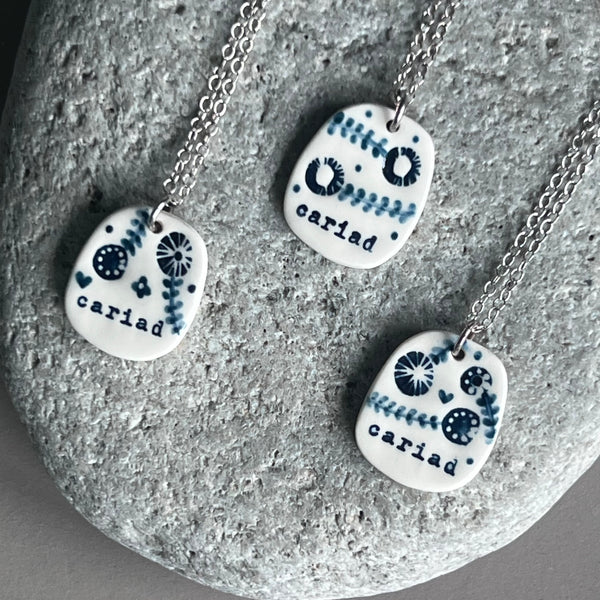 Cymraeg / Welsh Pendants - Cariad