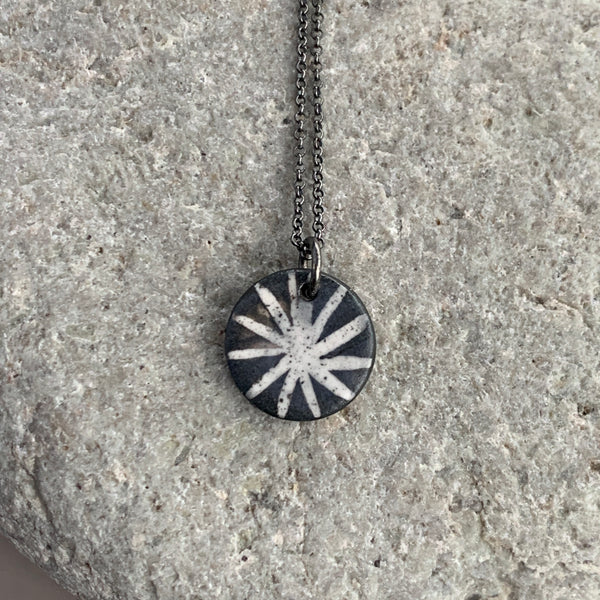 Small Monochrome Star Necklace
