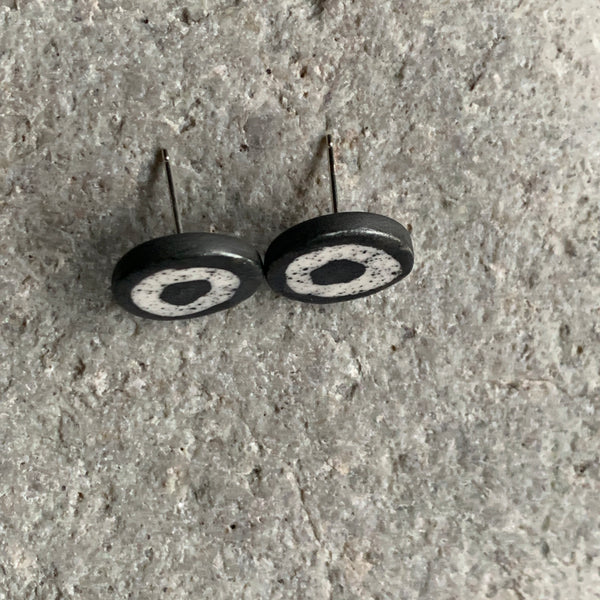 Large Monochrome Studs #6