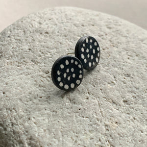 Large Monochrome Studs #8