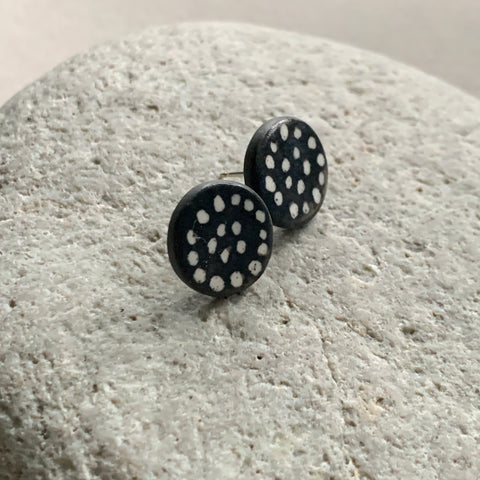 Large Monochrome Studs #8