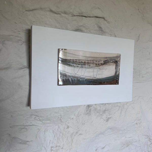 Llanw / Tide : Abstract Stoneware Landscape Wall Piece