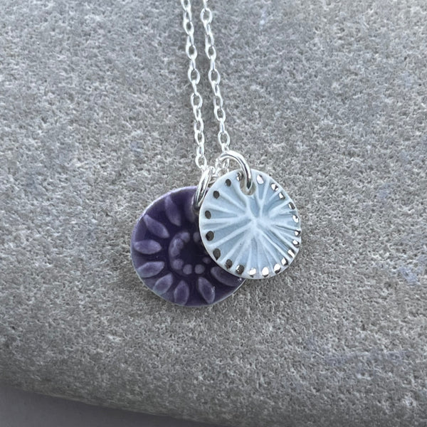 Bramble & Cloud Mini Double Necklace