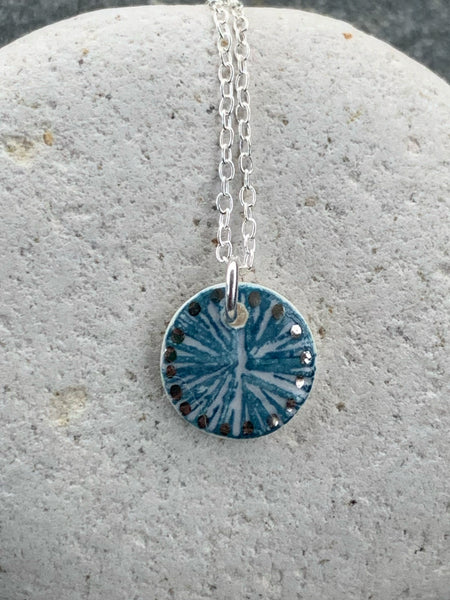 Indigo Lustre Star Mini Pendant