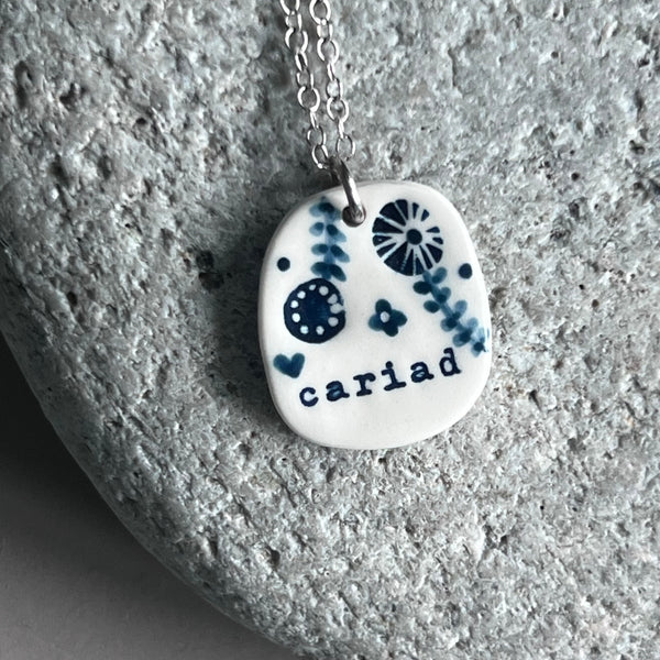 Cymraeg / Welsh Pendants - Cariad